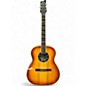 Vintage 1957 Hopf Jumbo Classical Cherry Sunburst Classical Acoustic Guitar thumbnail