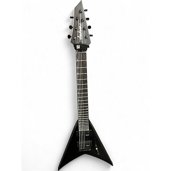 Used Jackson JS Series King V JS22-7 Black Solid Body Electric Guitar