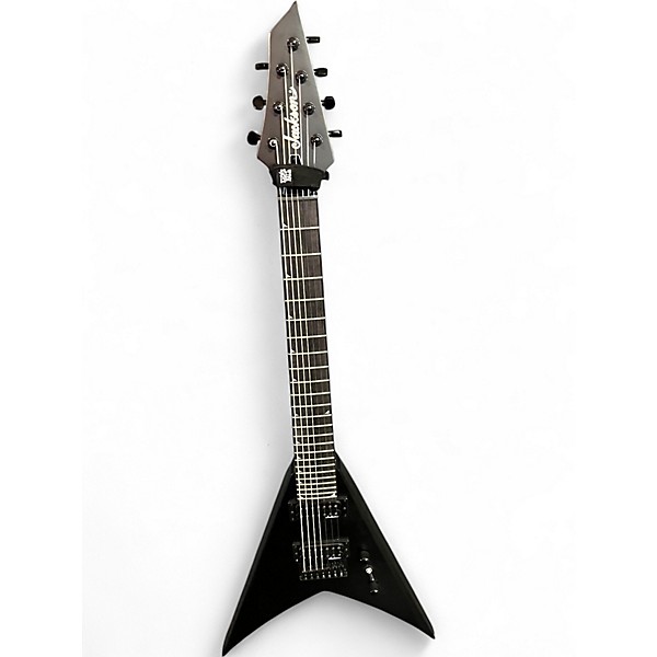 Used Jackson JS Series King V JS22-7 Black Solid Body Electric Guitar