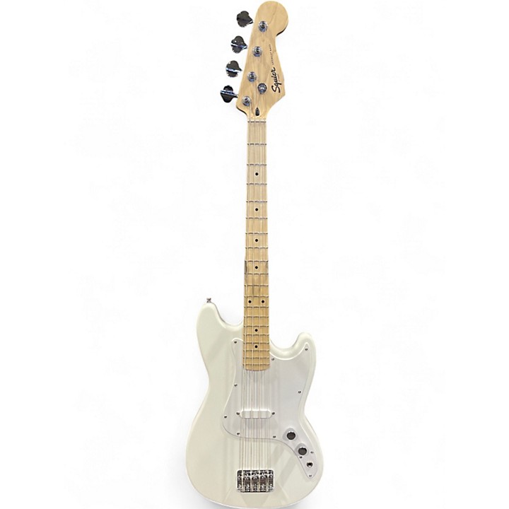 ベース Squier BRONCO BASS EBmod Squier Sonic Bronco Bass Arctic White | Guitar Center