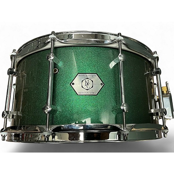 Used Noble & Cooley 7X14 horizon series Emerald Green Drum