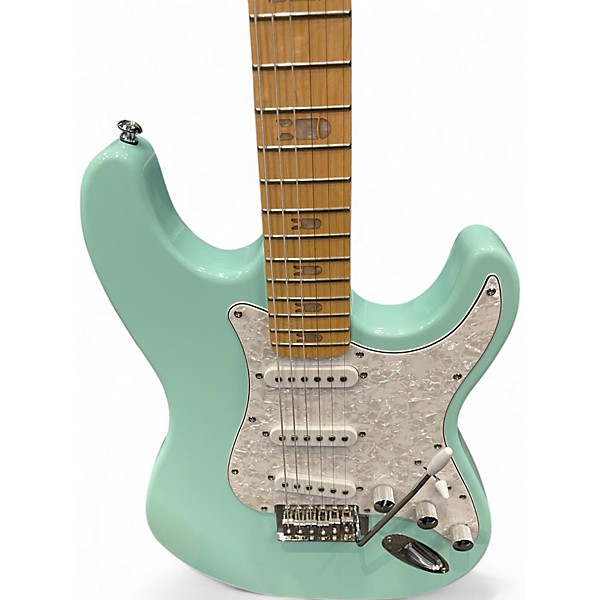 Used HardLuck Kings Bombshell Surf Green Solid Body Electric Guitar