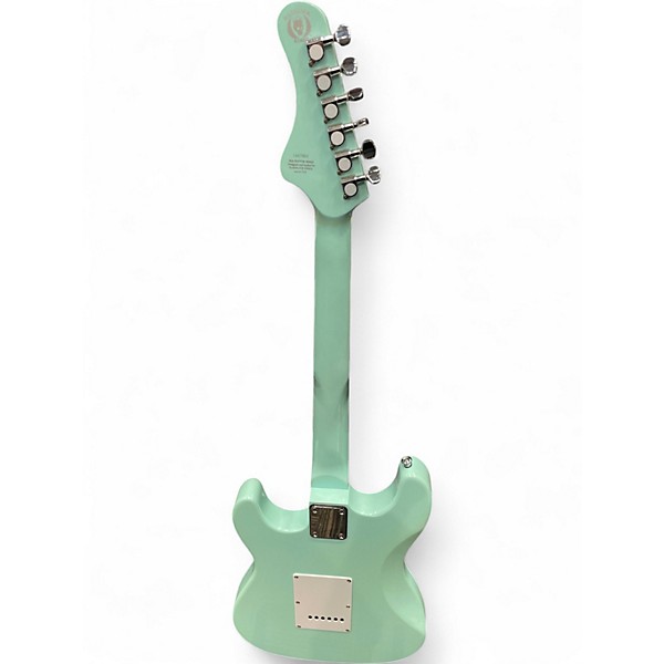 Used HardLuck Kings Bombshell Surf Green Solid Body Electric Guitar