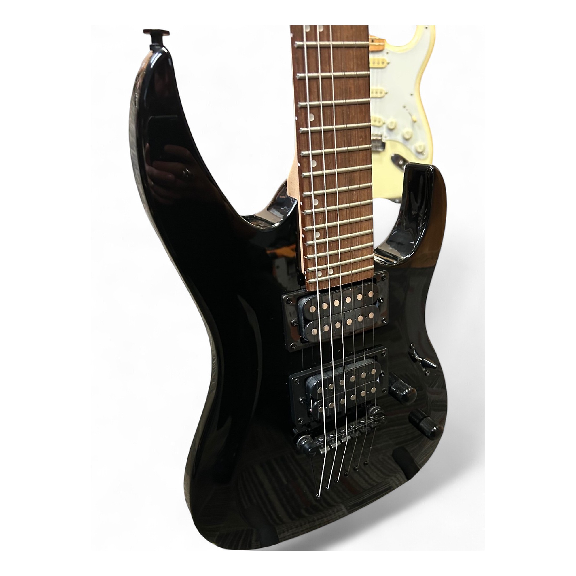 ☆極美品☆ ミニ  MOSLITE  GUITAR Used Mitchell MM100 Mini Black Solid Body Electric Guitar