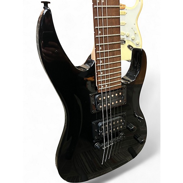 Used Mitchell MM100 Mini Black Solid Body Electric Guitar