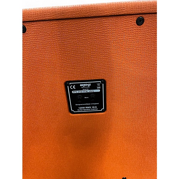 Used Orange Amplifiers PPC212C 2x12 Guitar Cabinet