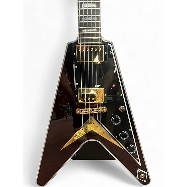Used 2025 Gibson Flying V Custom RED SPARKLE Solid Body Electric Guitar