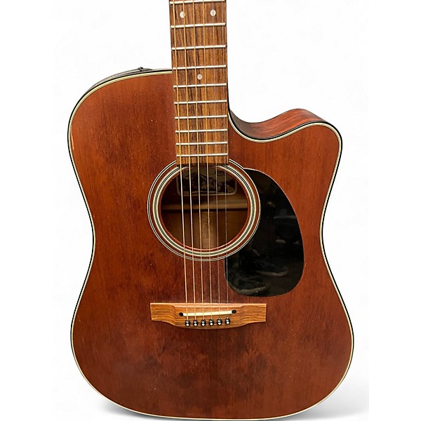 Used Takamine EF340SCGN Natural Acoustic Electric Guitar