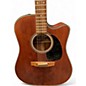 Used Takamine EF340SCGN Natural Acoustic Electric Guitar