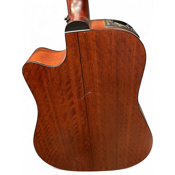 Used Takamine EF340SCGN Natural Acoustic Electric Guitar