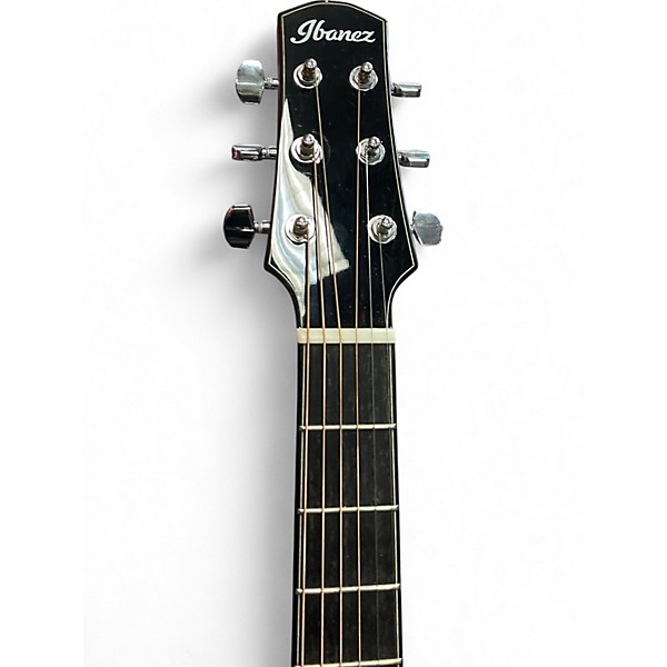 Used Ibanez AAM380CE Natural Acoustic Electric Guitar