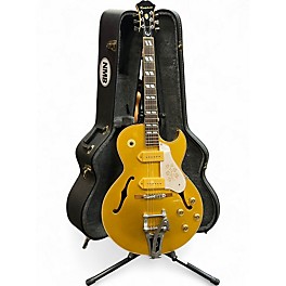 Used Epiphone ES295 Premium Gold Hollow Body Electric Guitar