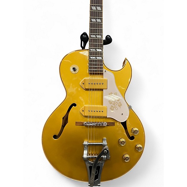 Used Epiphone ES295 Premium Gold Hollow Body Electric Guitar