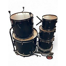 Used Pearl 6 Piece Forum black Drum Kit