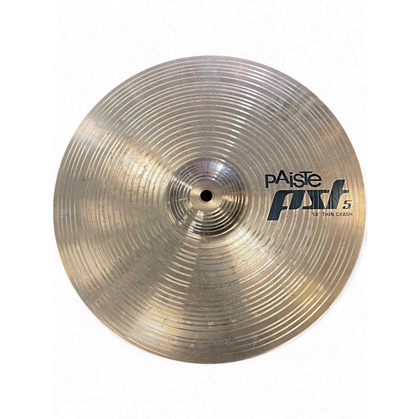 Used Paiste 14in pst5 thin crash Cymbal