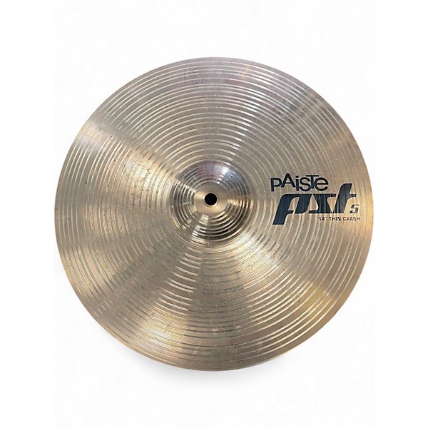 Used Paiste 14in pst5 thin crash Cymbal