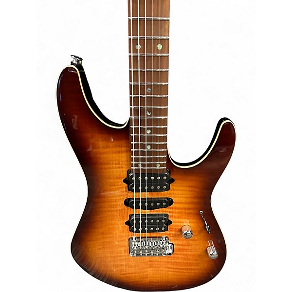 Used Ibanez AZ2407FBSR AZ PRESTIGE BROWNISH SPHALERITE Solid Body Electric Guitar