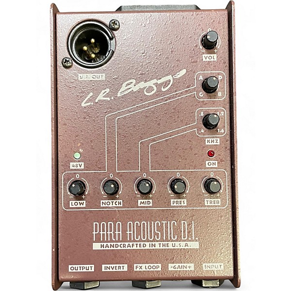 Used LR Baggs Para Acoustic DI Direct Box Pre With EQ Direct Box