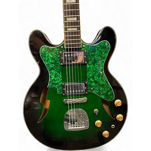 Used Eastman CUSTOM KRAFT Green Hollow Body Electric Guitar
