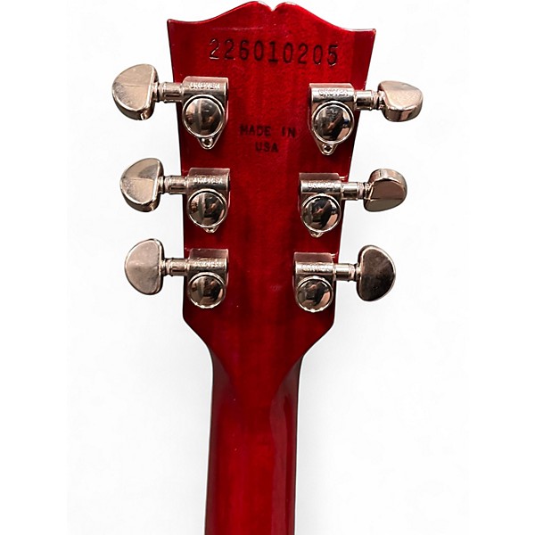 Used Gibson Les Paul Classic Transparent Cherry Solid Body Electric Guitar