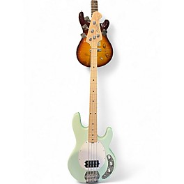 Used Sterling by Music Man Sub 4 Mint Green Electric Bass Guitar