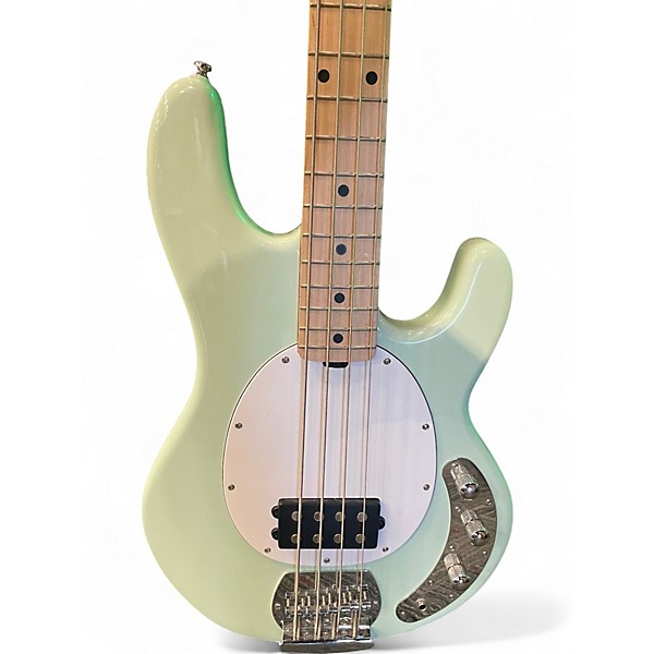 Used Sterling by Music Man Sub 4 Mint Green Electric Bass Guitar
