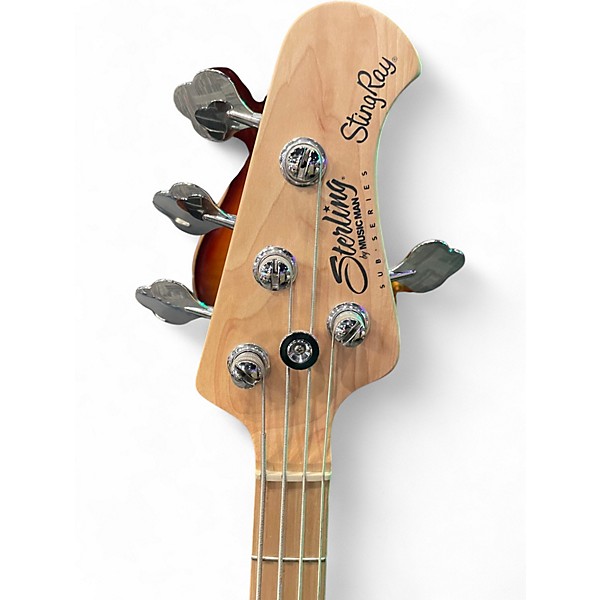 Used Sterling by Music Man Sub 4 Mint Green Electric Bass Guitar