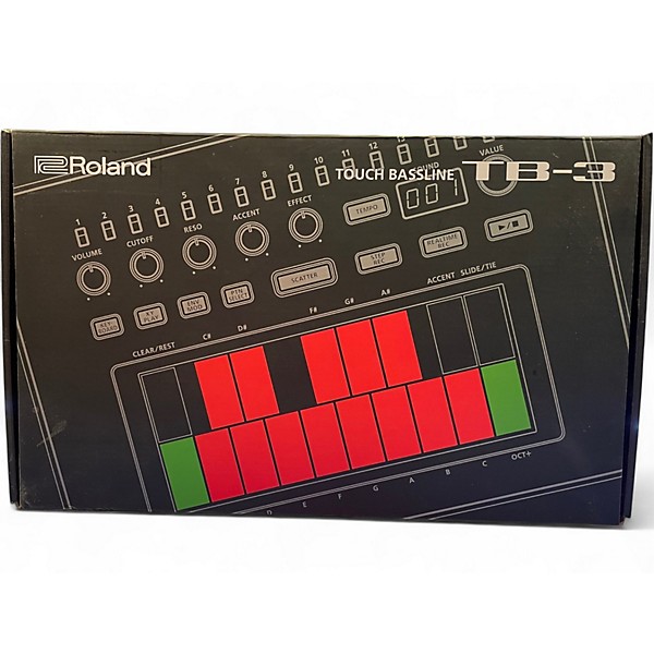 Used Roland Aira TB-3 Touch Bassline Synthesizer