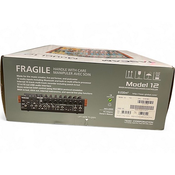 Used TASCAM Model 12 Unpowered Mixer