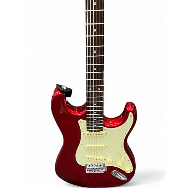 Used EKO Double Cut Red and White Solid Body Electric Guitar