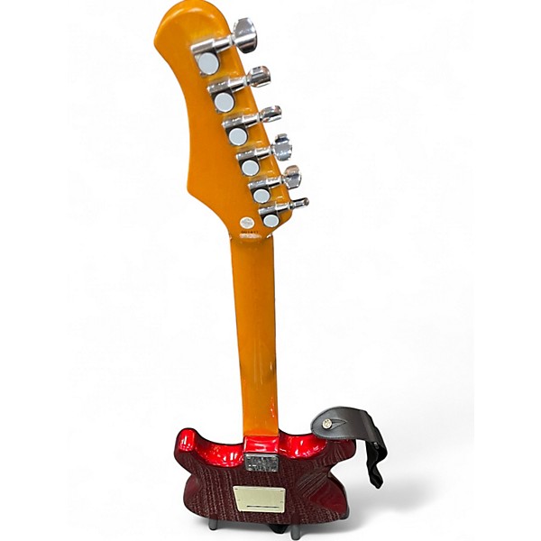 Used EKO Double Cut Red and White Solid Body Electric Guitar