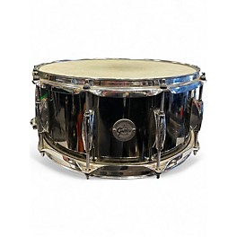 Used Gretsch Drums 14in Black Nickel Over Steel Black Drum