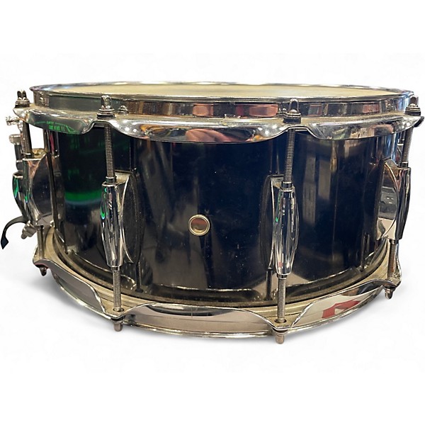 Used Gretsch Drums 14in Black Nickel Over Steel Black Drum