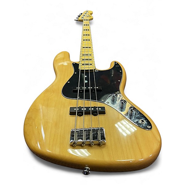 Used Squier Classic Vibe 70s Jazz Bass Natural Electric Bass Guitar