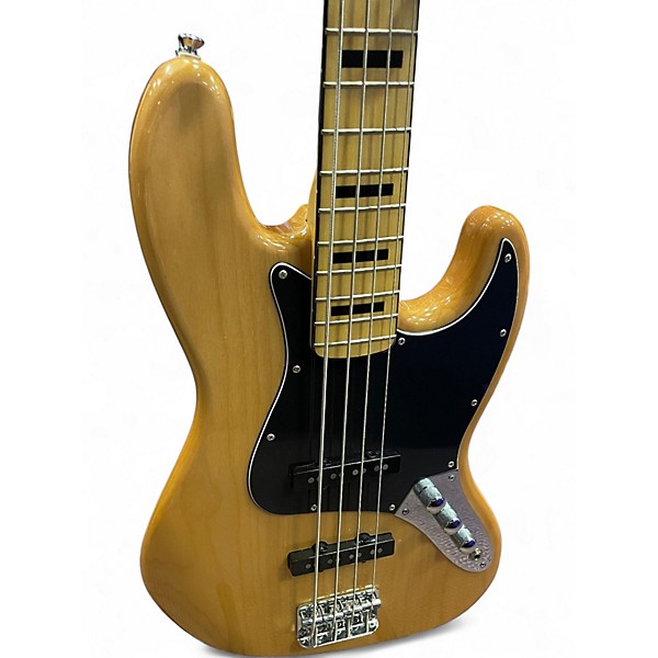 Used Squier Classic Vibe 70s Jazz Bass Natural Electric Bass Guitar
