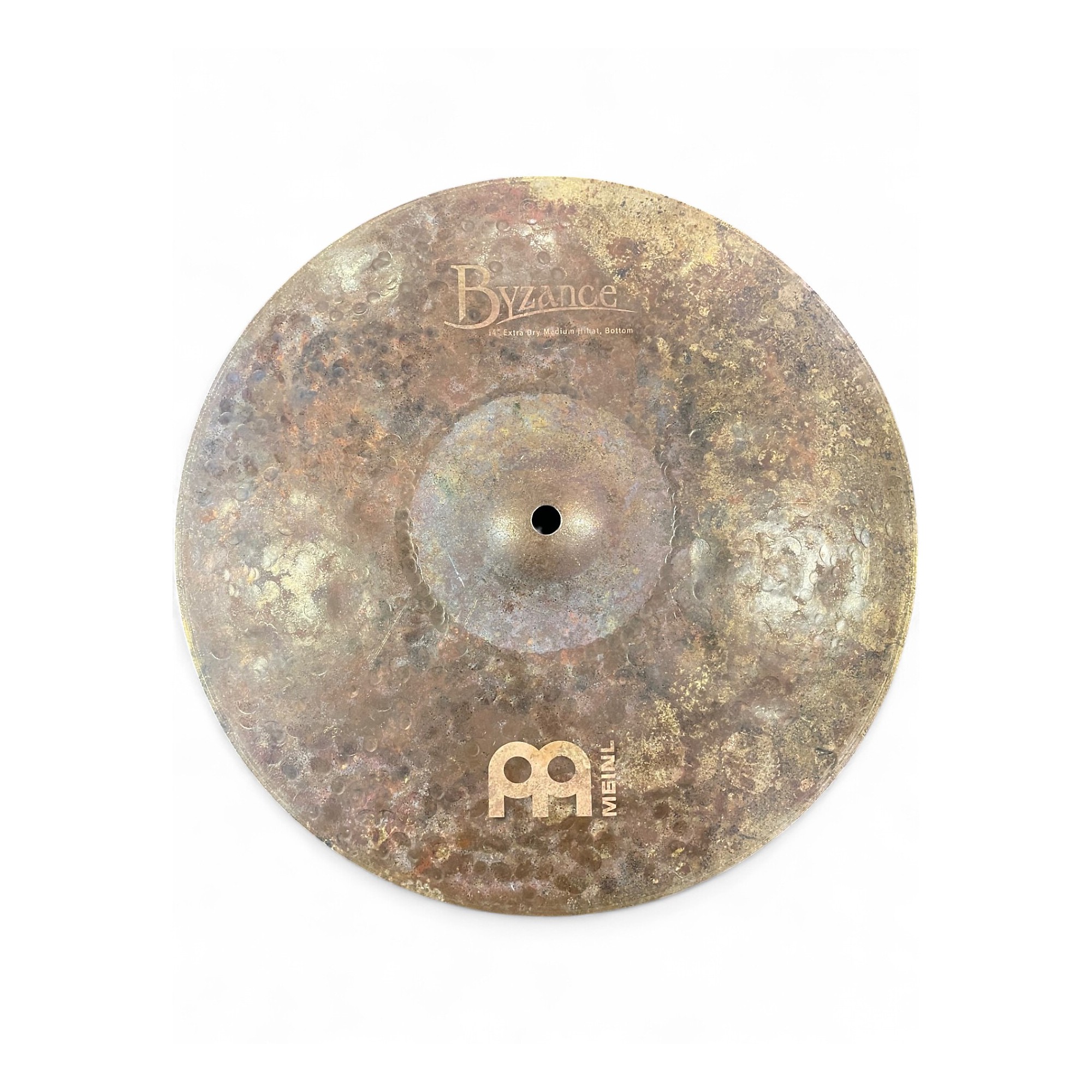 Used MEINL 14in Byzance EX Dry Medium Hi Hat Bottom Cymbal 33