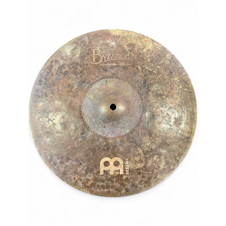 Used MEINL 14in Byzance EX Dry Medium Hi Hat Bottom Cymbal 33