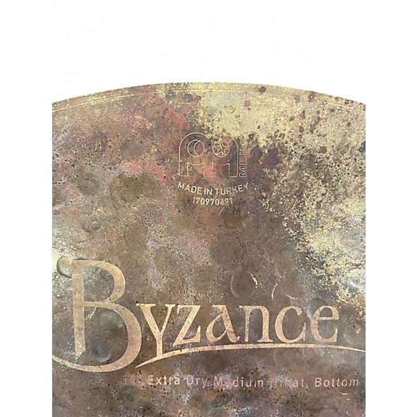 Used MEINL 14in Byzance EX Dry Medium Hi Hat Bottom Cymbal