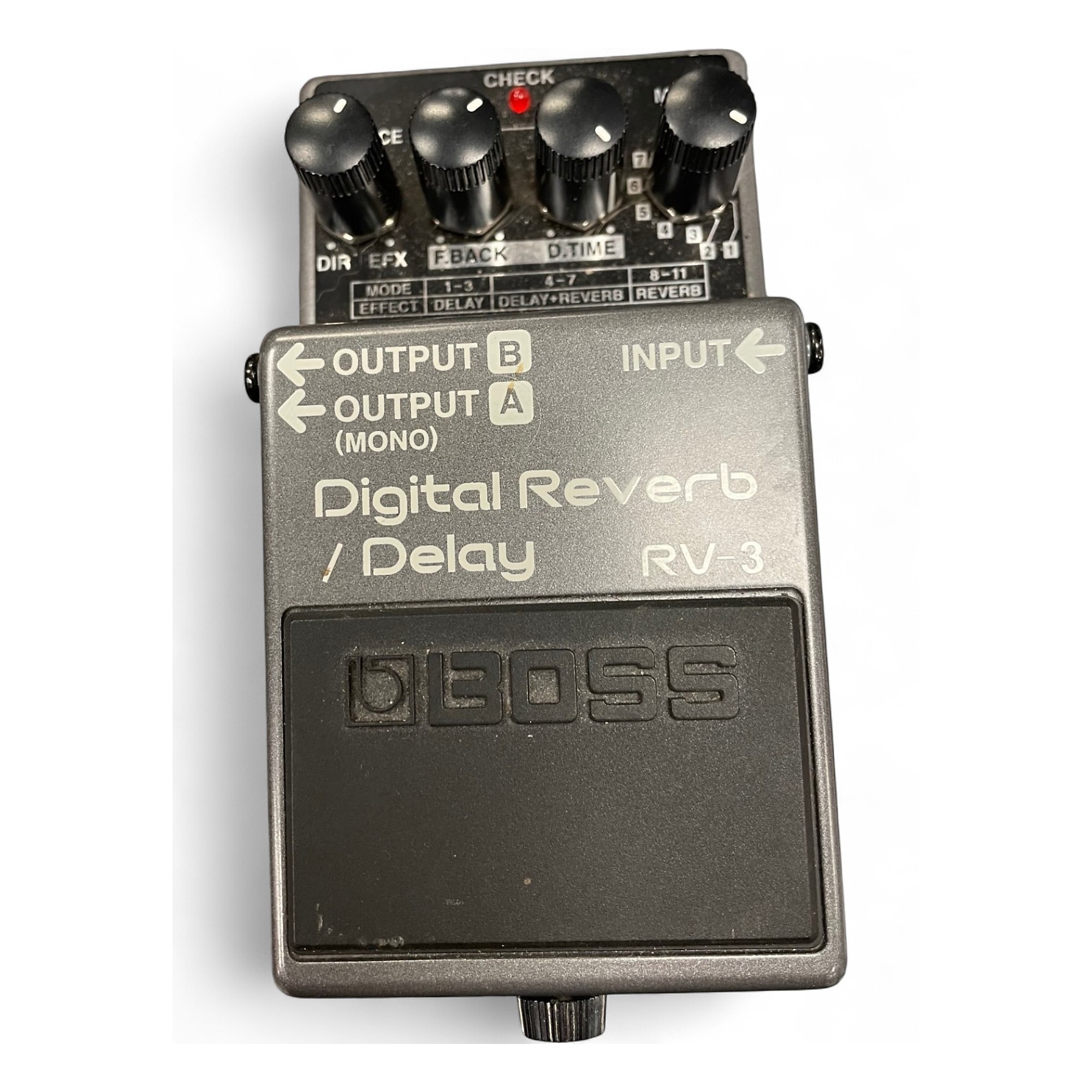 BOSS RV-3 Digital Reverb / Delay　廃盤品 Used BOSS RV3 Digital Reverb Delay Effect Pedal | Guitar Center