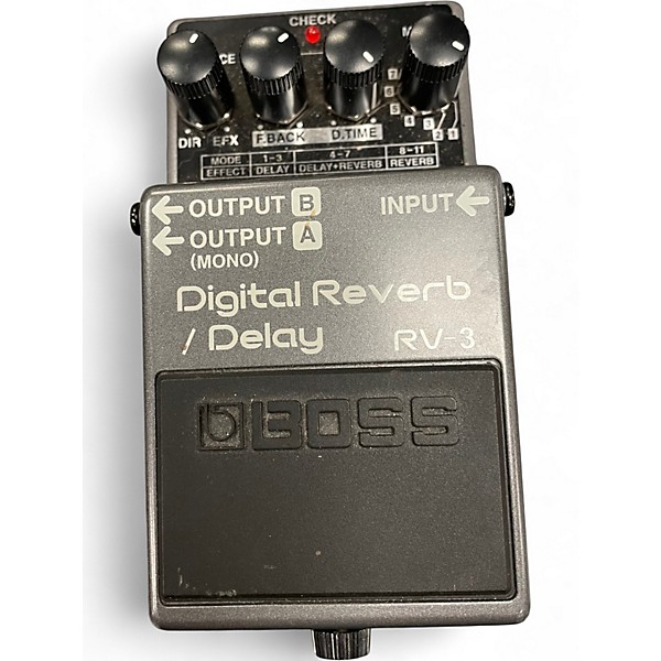 Used BOSS RV3 Digital Reverb Delay Effect Pedal