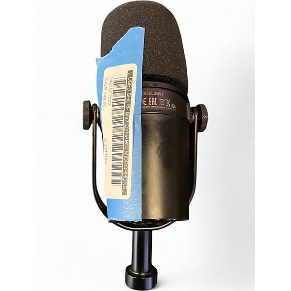 Used Shure MV7 Dynamic Microphone