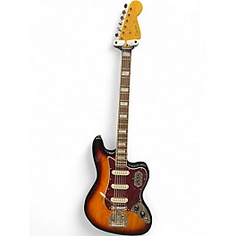 Used Squier Vintage Modified Bass VI Sunburst Electric Bass Guitar
