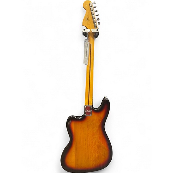 Used Squier Vintage Modified Bass VI Sunburst Electric Bass Guitar