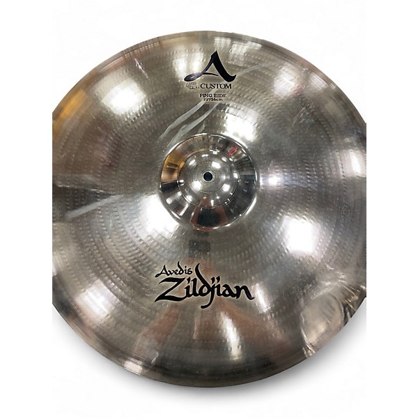 Used Zildjian 22in A Custom Ping Ride Cymbal