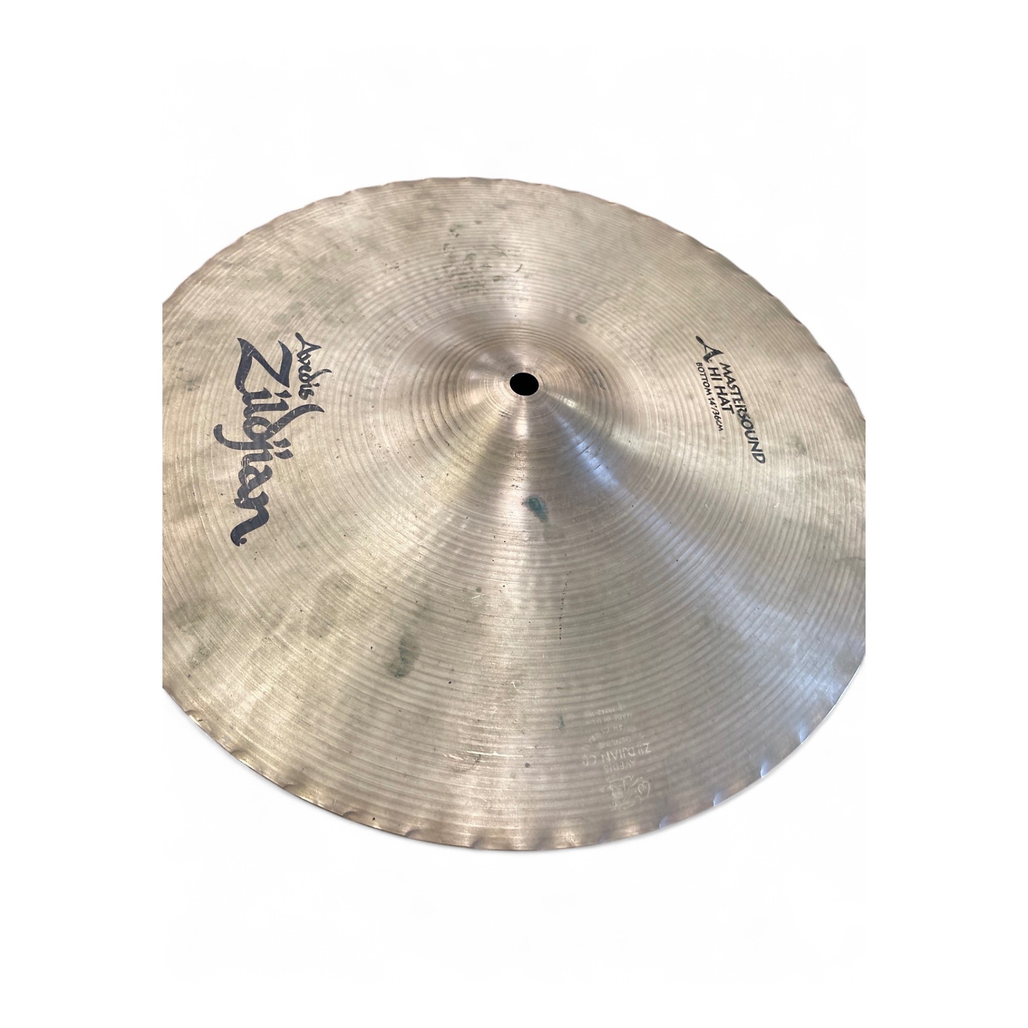 Used Zildjian 14in Mastersound Hi Hat Bottom Cymbal 33