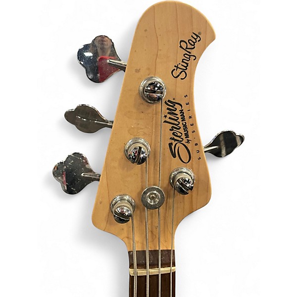 Used Sterling by Music Man Sting Ray sky blue Electric Bass Guitar