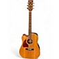Used Ibanez AW100CE LH Natural Acoustic Electric Guitar thumbnail