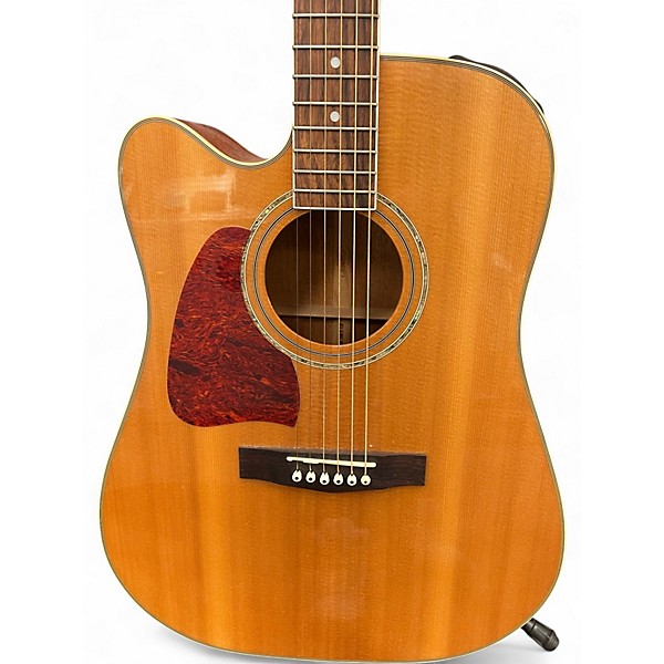 Used Ibanez AW100CE LH Natural Acoustic Electric Guitar