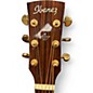 Used Ibanez AW100CE LH Natural Acoustic Electric Guitar