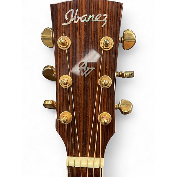 Used Ibanez AW100CE LH Natural Acoustic Electric Guitar